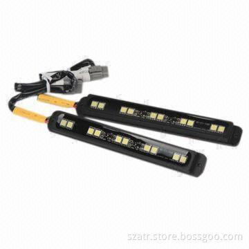 12W LED Daytime Running Lights for Easy Mounting to the Grille On Your Car